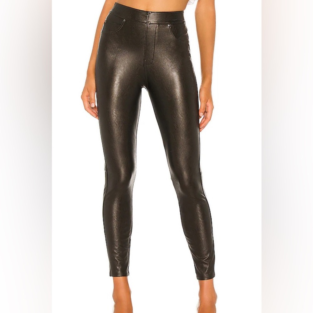 Spanx Women’s Like Leather Skinny Pants
